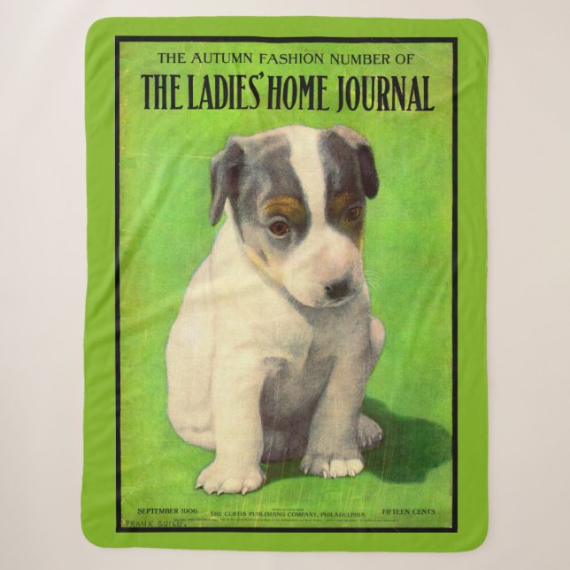 September 1906 Ladys Zuhause Journal Sherpadecke (Vorderseite)