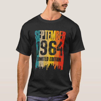 September 1964 57 Jahre alt Geburtstag Limited Edi T-Shirt