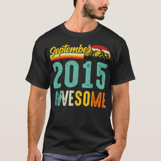September 2015 Geburtstagsgeschenk Shirt Vintag Se