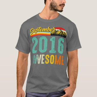 September 2016 Geburtstagsgeschenk Shirt Vintag Se