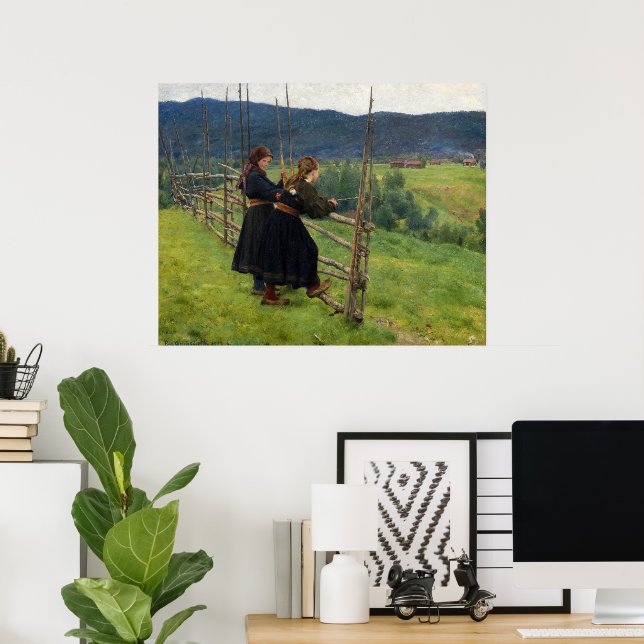 September durch Erik Werenskiold Poster (Heimbüro)