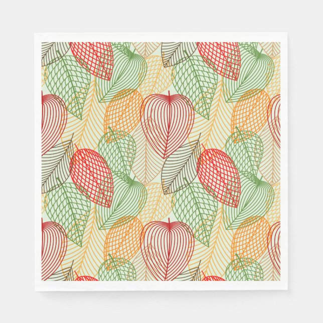 September Foliage Serviette (Vorderseite)