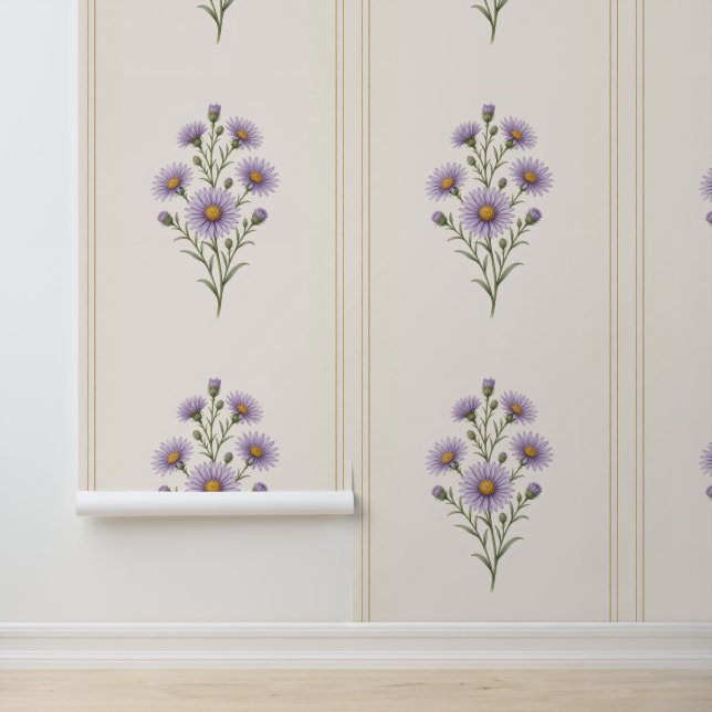 September Geburtsblumen Wallpaper, Aster Tapete (Anwendung)