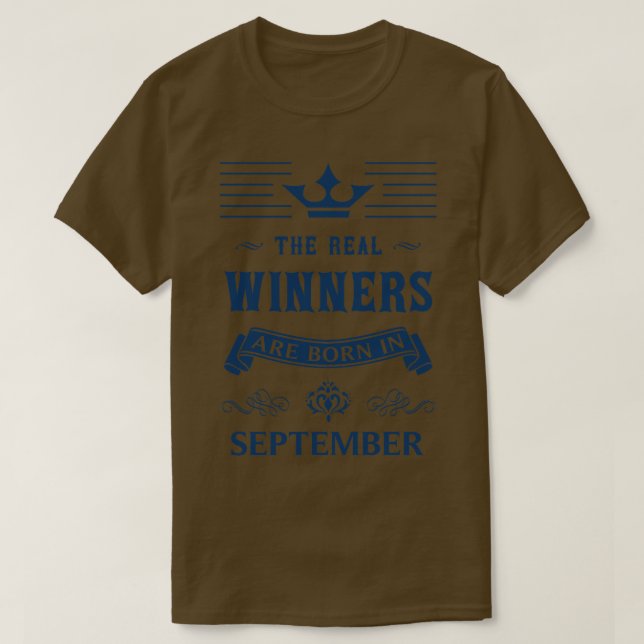 September Geburtstag T-Shirt (Design vorne)
