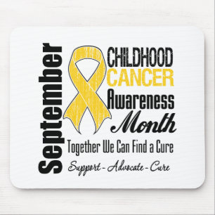 September-Kindheits-Krebs-Bewusstseins-Monat Mousepad