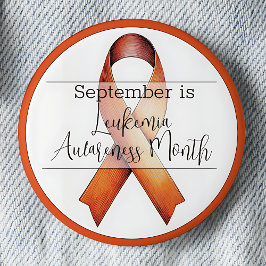 September Leukemia Awareness Montag Button