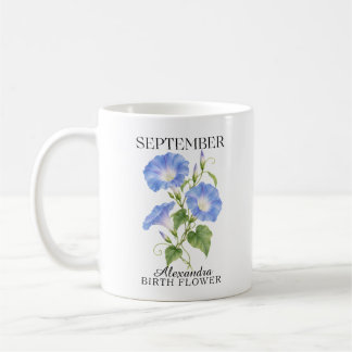 September Morning Glory Geburtsblume Kaffeetasse