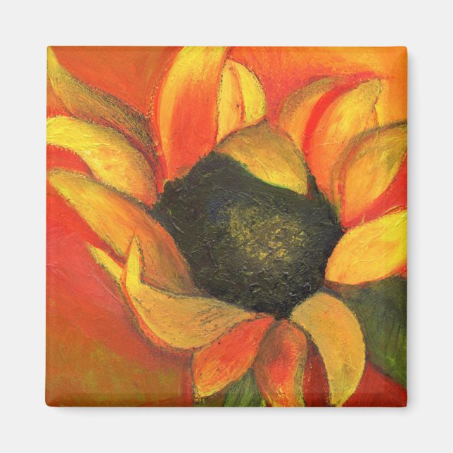 September Sonnenblume 2011 Magnet (Vorne)