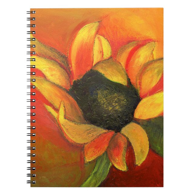 September-Sonnenblume 2011 Notizblock (Vorderseite)