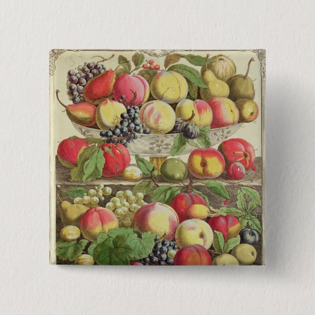 September, von 'zwölf Monaten Früchten Button (Vorderseite)