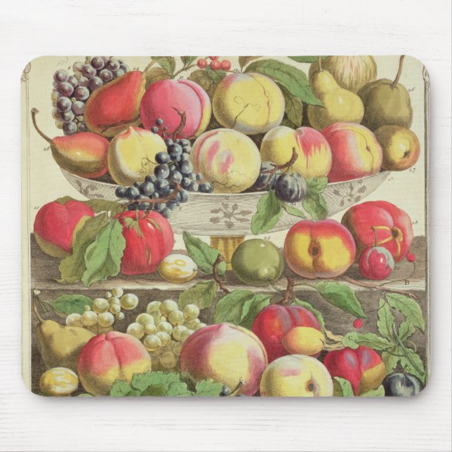 September, von 'zwölf Monaten Früchten Mousepad (Vorne)