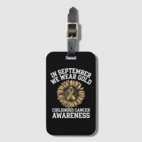 September Wir tragen Gold Childhood Cancer Awarene