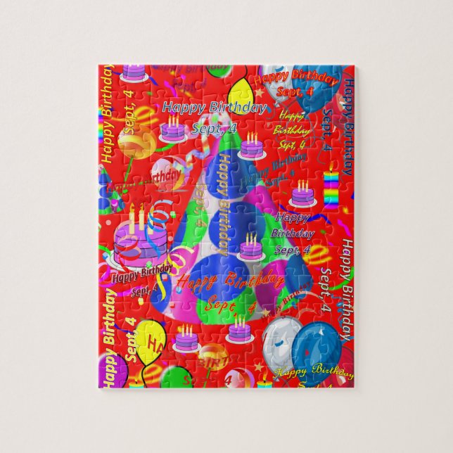 Septembre 4 Anniversaire Jigsaw Puzzle (Vertical)
