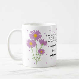 Septembre Mug Fleur de naissance avec sens Fleur
