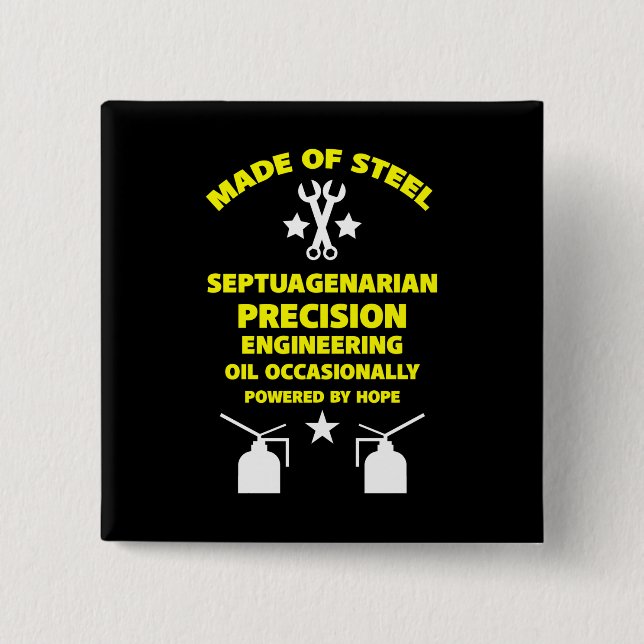 Septuagenismus Button (Vorderseite)