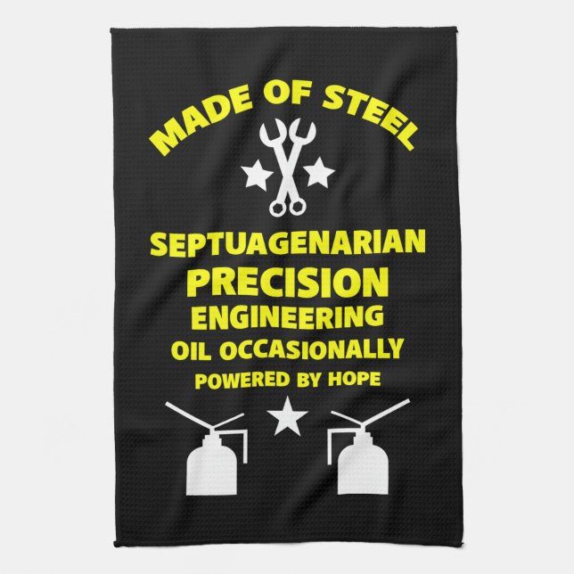 Septuagenismus Geschirrtuch (Vertikal)