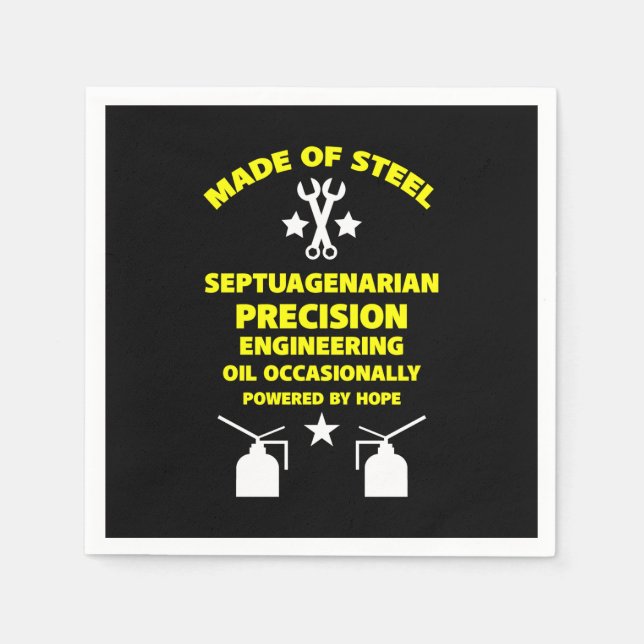 Septuagenismus Serviette (Vorderseite)