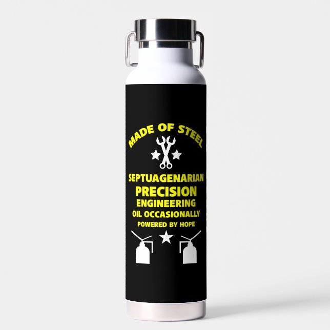 Septuagenismus Trinkflasche (Vorne)