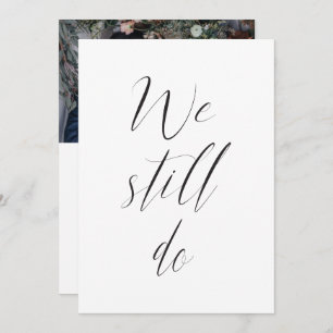 Sequel Wedding Reception wir machen noch Foto Einladung