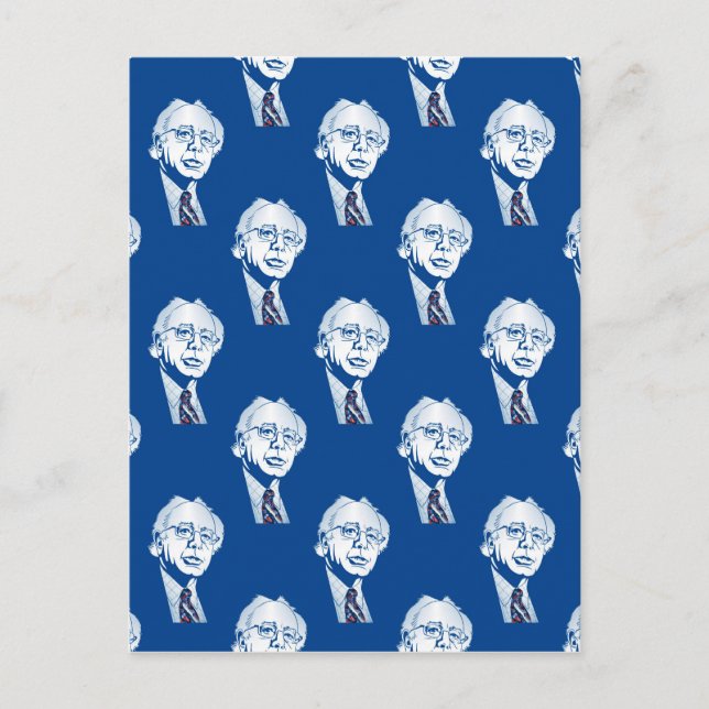 Sequenzer Bernie Sanders Postkarte (Vorderseite)