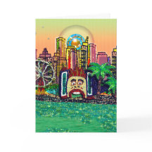 Sequin Art Birthday Card | Sequin Harbour Fun Park