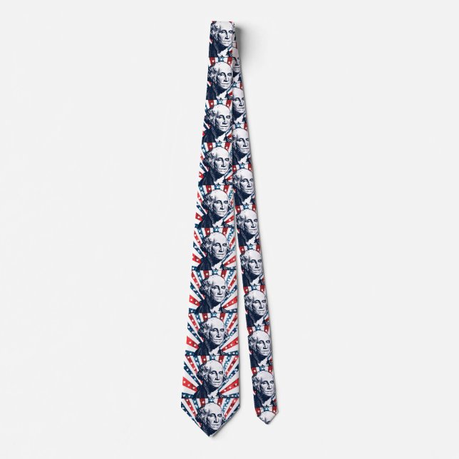 Sequin george washington menswee Herrenhals Krawat Krawatte (Vorderseite)