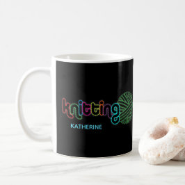 Sequin Glow Knitting Kaffeetasse