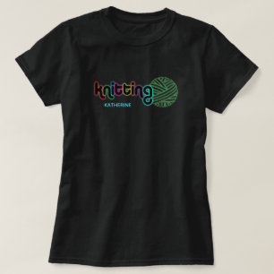 Sequin Glow Knitting T-Shirt
