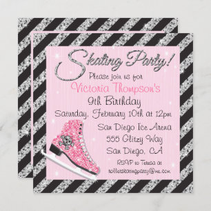 Séquin Skull Ice Skull Parties Invitations