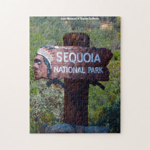 Sequioa Kalifornien. Jigsaw Puzzle