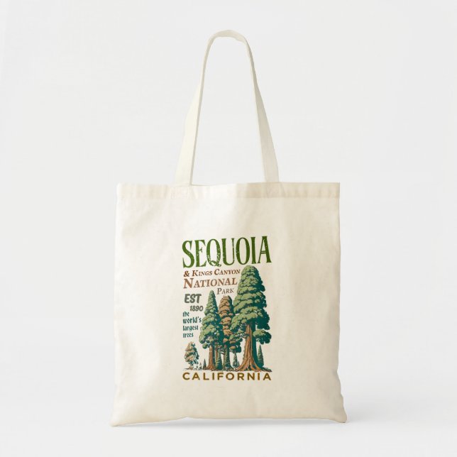 Sequoia Kings Canyon National Parks T - Shirt Tragetasche (Vorne)