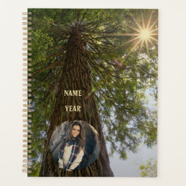 Sequoia mit Sunburst Date und Foto Personal Planer
