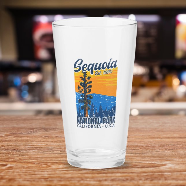 Sequoia National Park California Established 1890 Glas (Von Creator hochgeladen)
