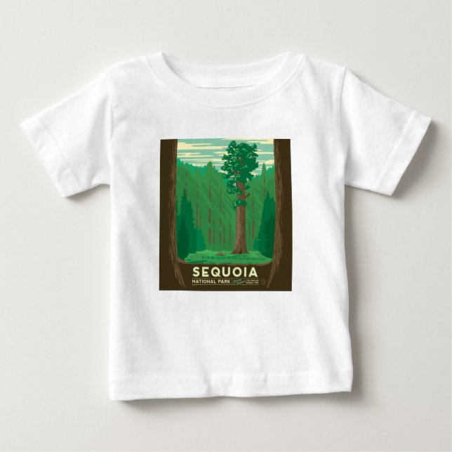 Sequoia-Nationalpark Baby T-shirt (Vorderseite)
