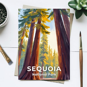 Sequoia-Nationalpark   California Travel Postkarte