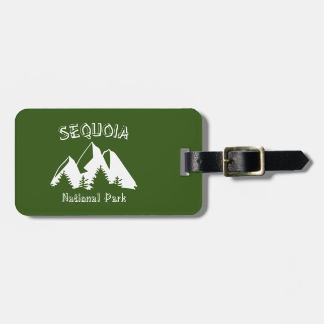 Sequoia-Nationalpark Gepäckanhänger (Vorderseite horizontal)