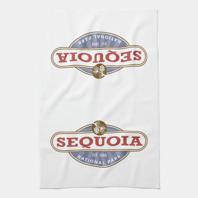 Sequoia-Nationalpark Geschirrtuch (Vertikal)