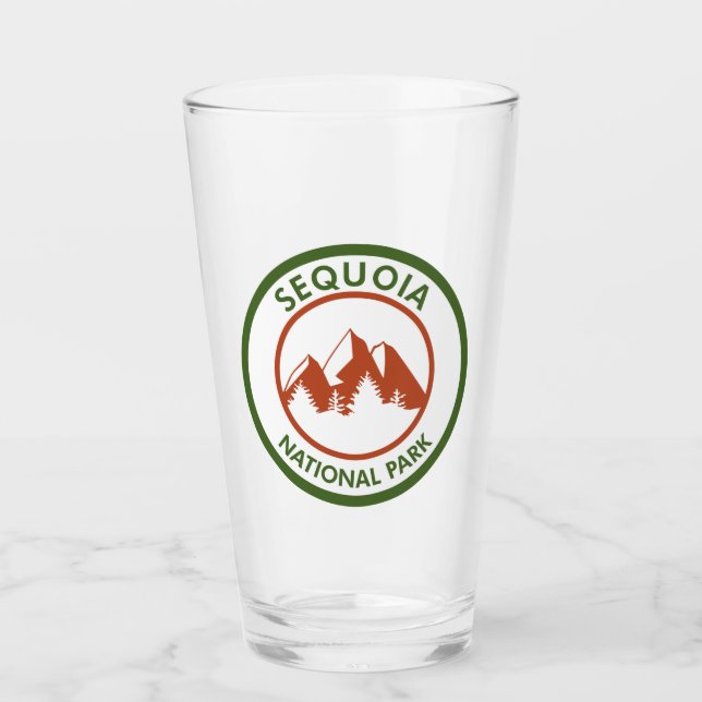 Sequoia-Nationalpark Glas (Vorderseite)