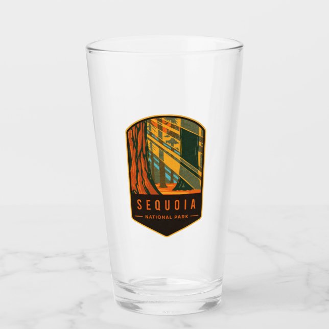 Sequoia-Nationalpark Glas (Vorderseite)