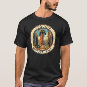 Sequoia Nationalpark Illustration T-Shirt