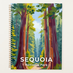 Sequoia-Nationalpark Kalifornien Kunst Planer
