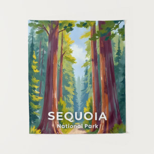 Sequoia-Nationalpark   Kalifornien Reise Wandteppich