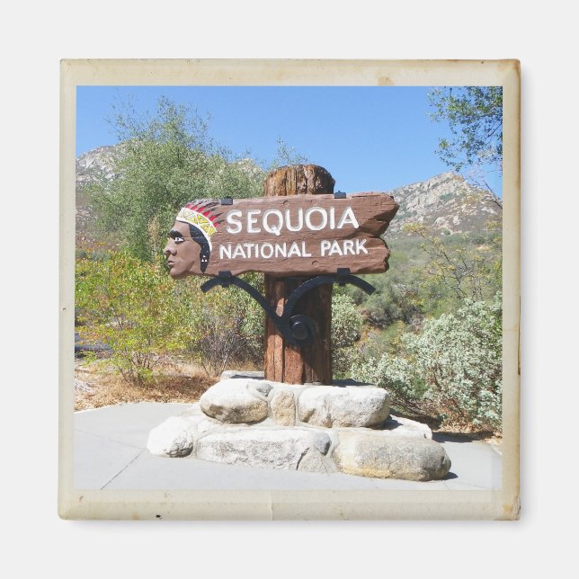 Sequoia Nationalpark Magnet! Magnet (Vorne)