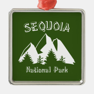 Sequoia-Nationalpark Ornament Aus Metall
