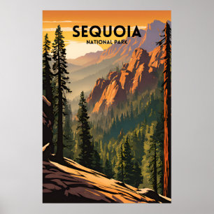 Sequoia-Nationalpark Poster