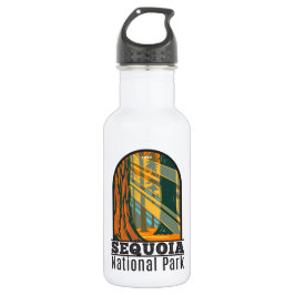Sequoia Nationalpark Riesengebirge Sequoia Trees Edelstahlflasche