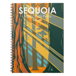 Sequoia Nationalpark Riesengebirge Sequoia Trees Notizblock