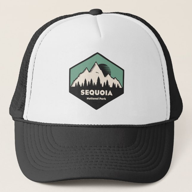Sequoia-Nationalpark Truckerkappe (Vorderseite)