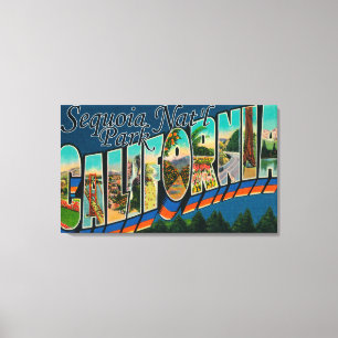 Sequoia Nat'l Park, Kalifornien Leinwanddruck