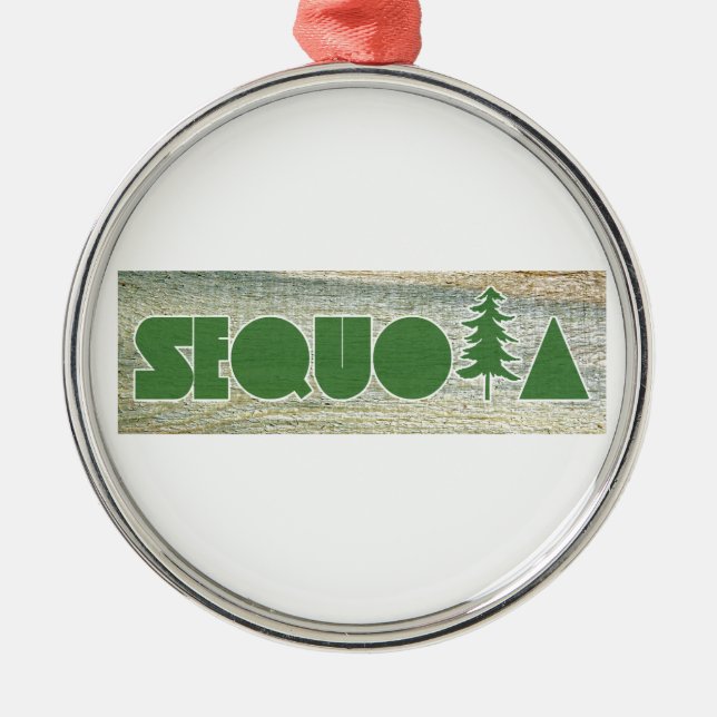 Sequoia Ornament Aus Metall (Vorne)